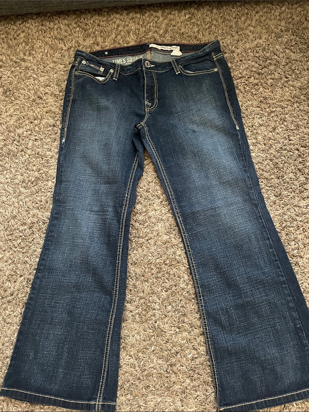 DKNYC Dark Blue Flare Jeans